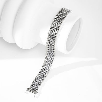 [Lumi Jewellery]Ornate Elegant Round Cut Party Bracelet