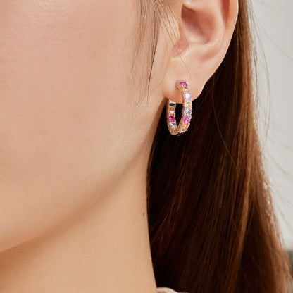 [Lumi Jewellery]Unique Round Cut Daily Earrings