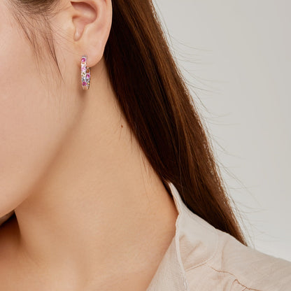 [Lumi Jewellery]Unique Round Cut Daily Earrings