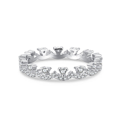 [Lumi Jewellery]Elegant Resplendent Round Shape Party Ring