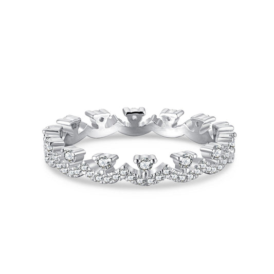 [Lumi Jewellery]Elegant Resplendent Round Shape Party Ring