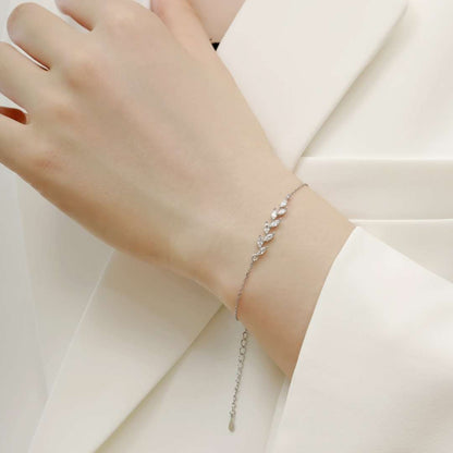 [Lumi Jewellery]Elegant Wheat Leaves Shape Bracelet