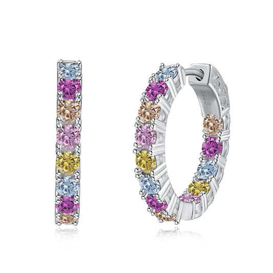 [Lumi Jewellery]Unique Round Cut Daily Earrings
