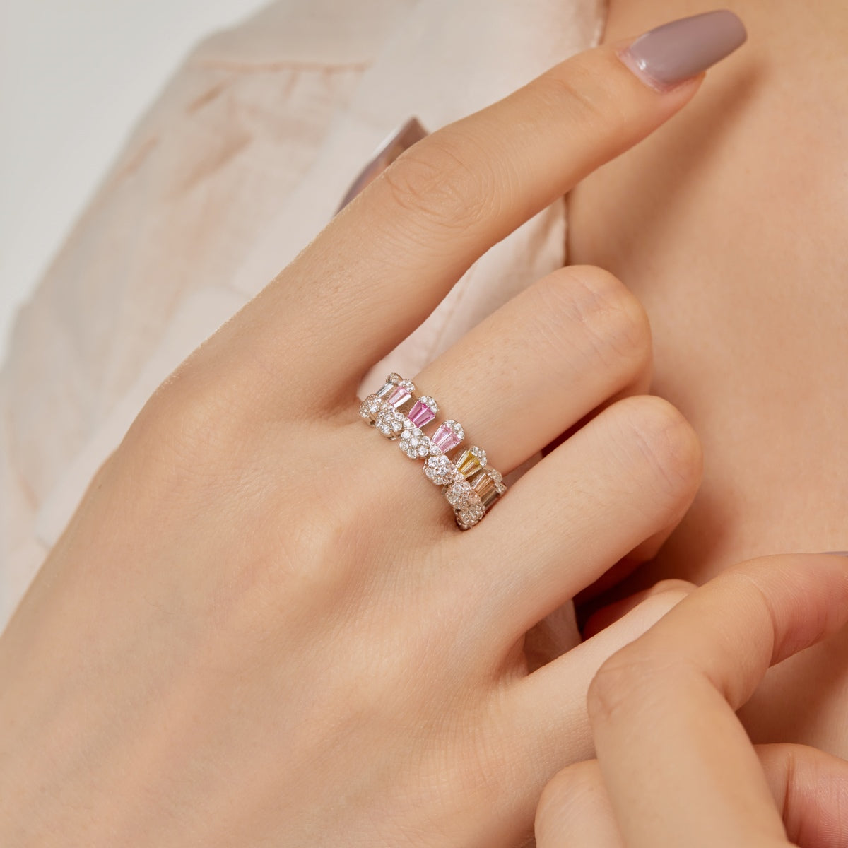 [Lumi Jewellery]Gorgeous Radiant Cut Daily Ring