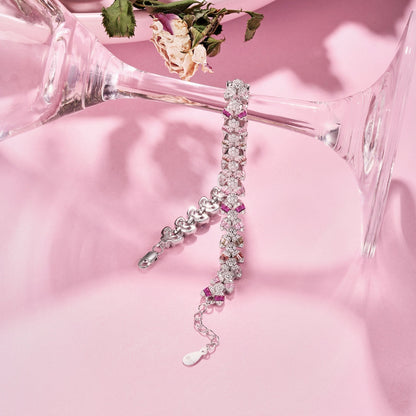[Lumi Jewellery]Dainty Exquisite Flower Shape Daily Bracelet