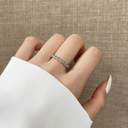 [Lumi Jewellery]Elegant Resplendent Round Shape Party Ring