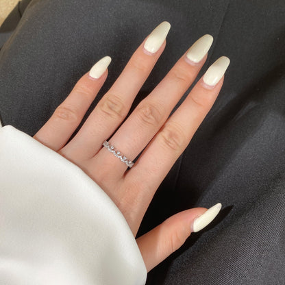 [Lumi Jewellery]Elegant Resplendent Round Shape Party Ring
