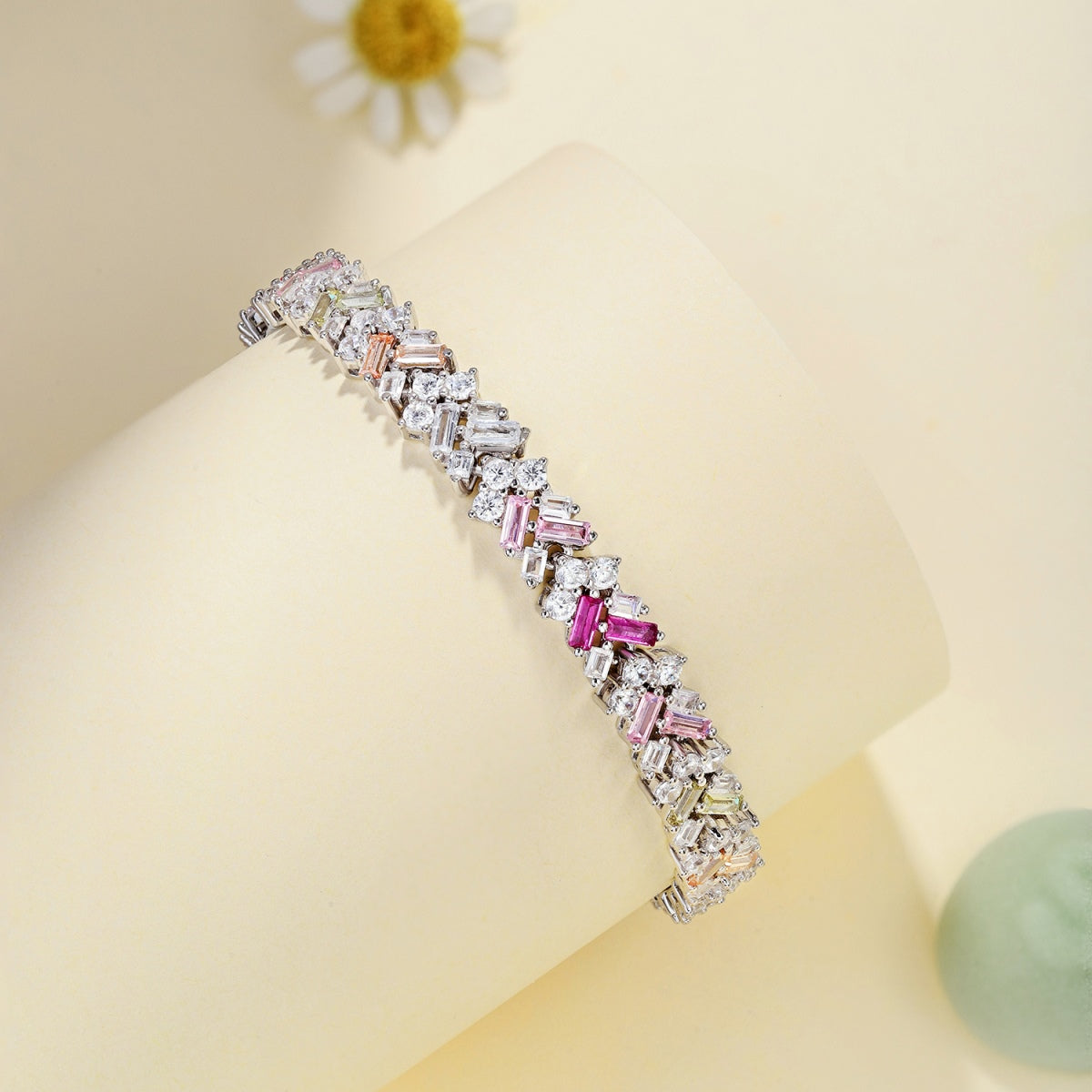 [Lumi Jewellery]Dazzling Unique Multi Shape Daily Bracelet