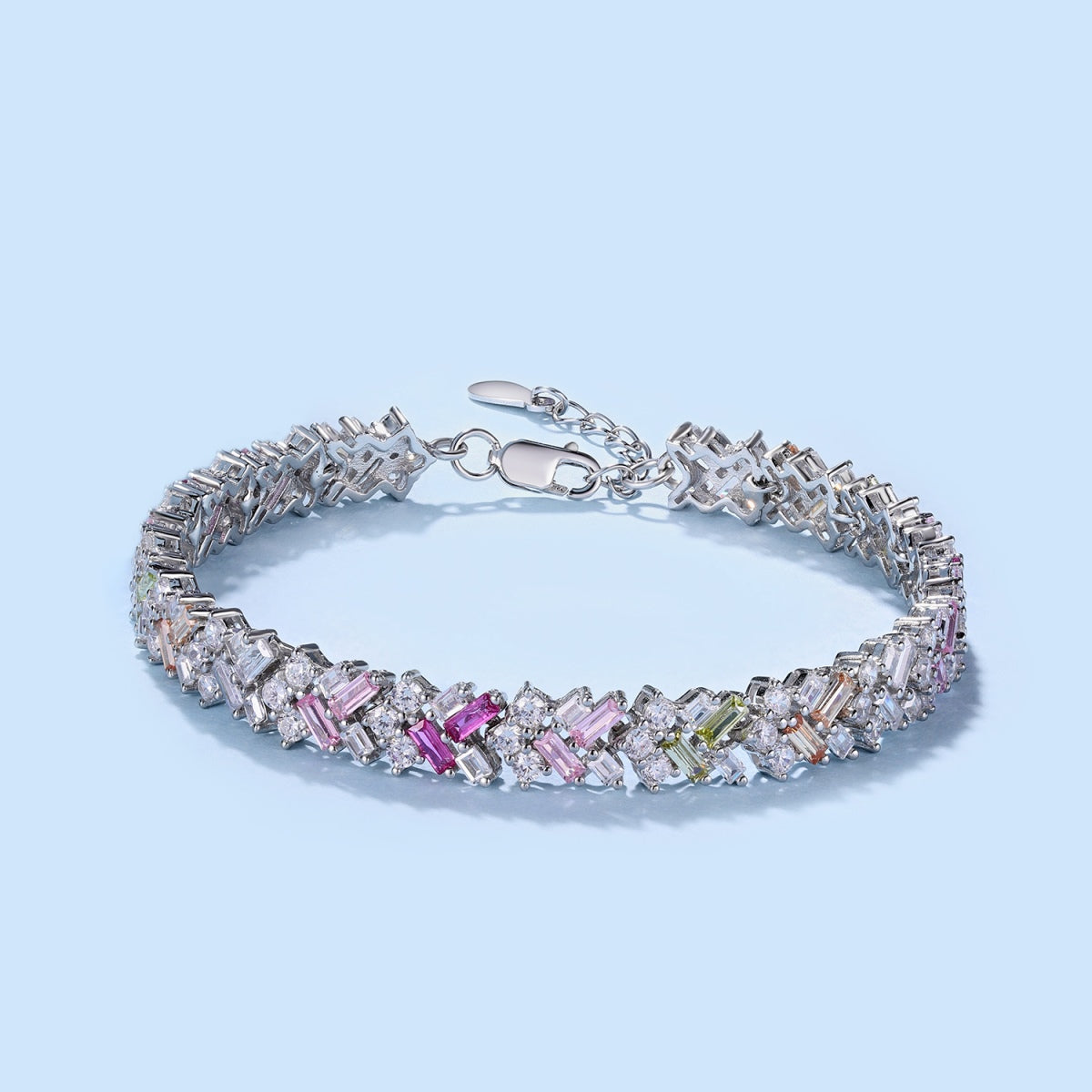 [Lumi Jewellery]Dazzling Unique Multi Shape Daily Bracelet