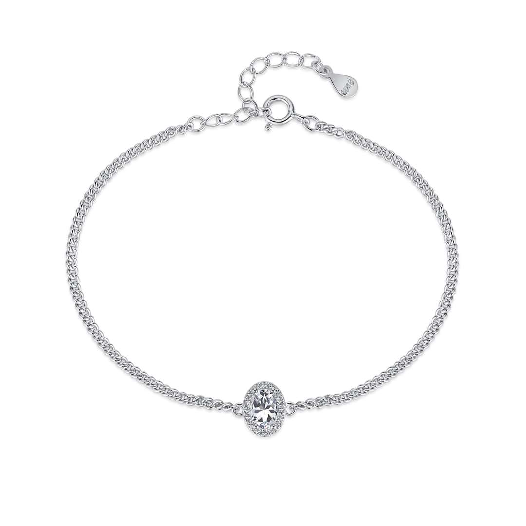 [Lumi Jewellery]Exquisite Oval Shape Bracelet