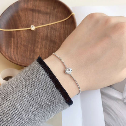 [Lumi Jewellery]Exquisite Oval Shape Bracelet