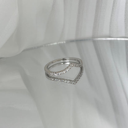[Lumi Jewellery]Elaborate Tennis Band Ring