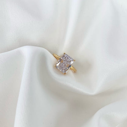 [Lumi Jewellery]4.0 Carat Ornate Enchanting Radiand Cut Banquet Ring