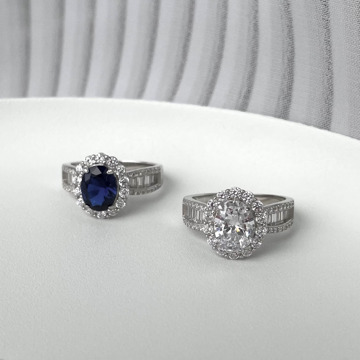 [Lumi Jewellery]1.5 Carat Dazzling Charming Oval Cut Banquet Ring