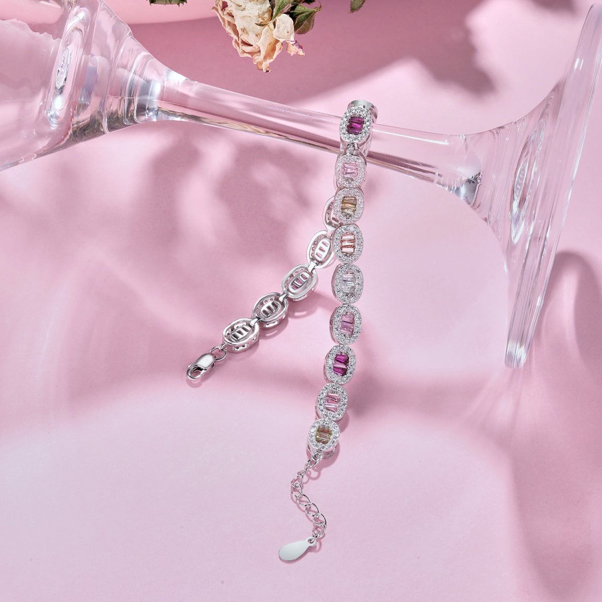 [Lumi Jewellery]Exquisite Ornate Emerald Cut Daily Bracelet