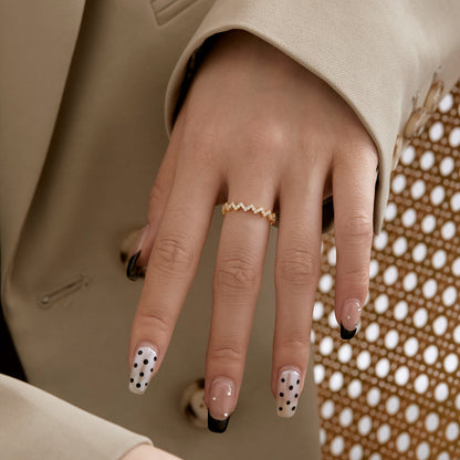 [Lumi Jewellery]Delicate Enchanting Wave Shape Daily Ring
