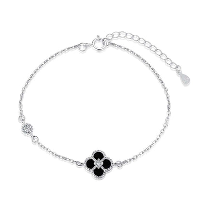 [Lumi Jewellery]Delicate Four Leaf Clover Bracelet