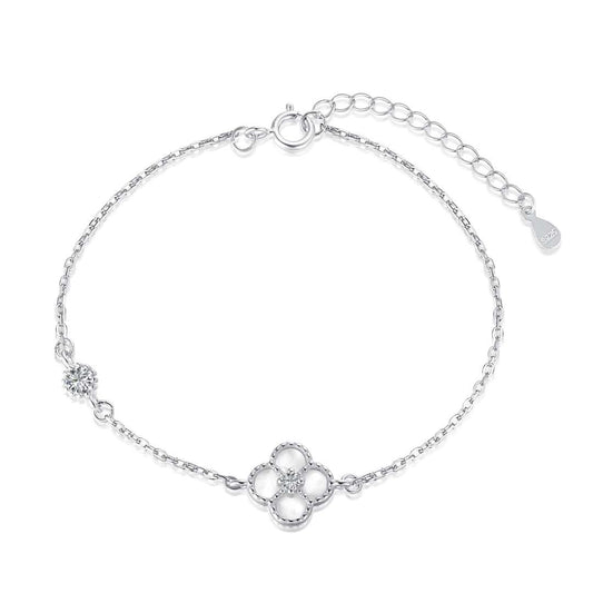 [Lumi Jewellery]Delicate Four Leaf Clover Bracelet