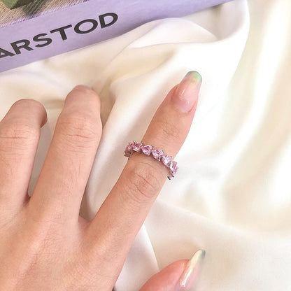 [Lumi Jewellery]0.25 Carat Radiant Romance Heart Cut Lover Ring