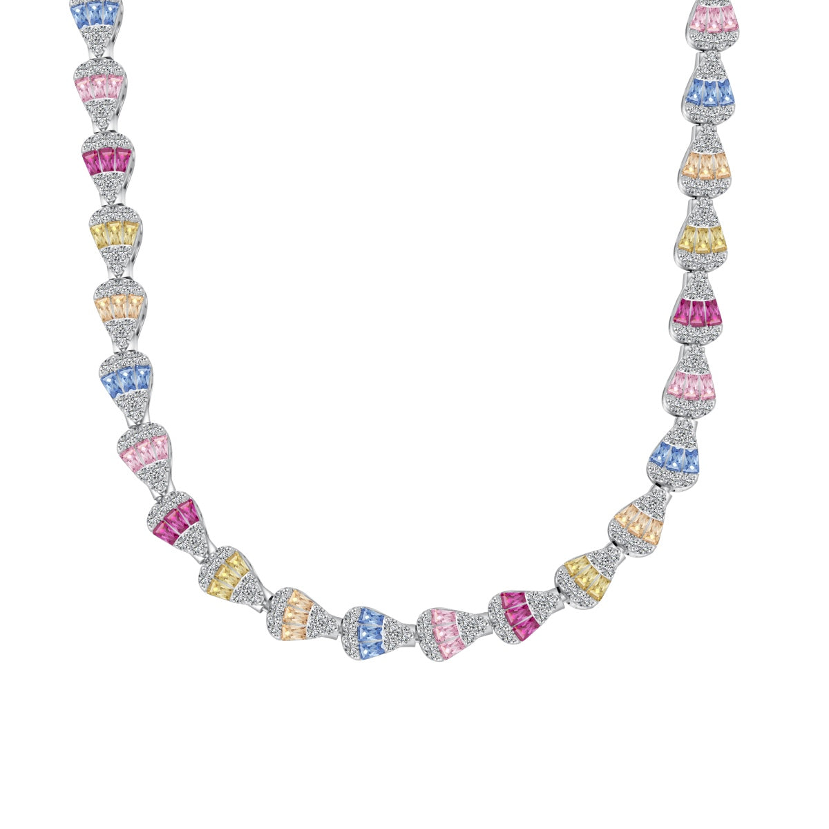 [Lumi Jewellery]Radiant Colorful Rainbow Necklace