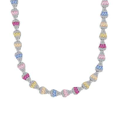 [Lumi Jewellery]Radiant Colorful Rainbow Necklace