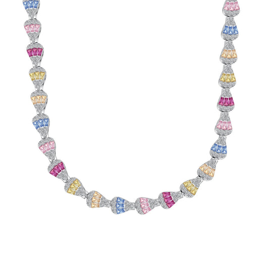 [Lumi Jewellery]Radiant Colorful Rainbow Necklace
