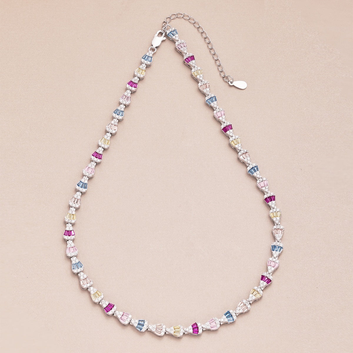 [Lumi Jewellery]Radiant Colorful Rainbow Necklace