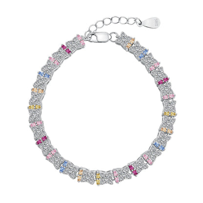 [Lumi Jewellery]Unique Colorful Flower Shape Daily Bracelet
