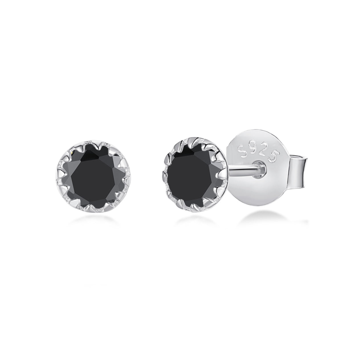 [Lumi Jewellery]Sparkling Colorful Round Shape Earrings