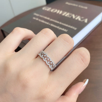 [Lumi Jewellery]Elegant Resplendent Round Shape Party Ring