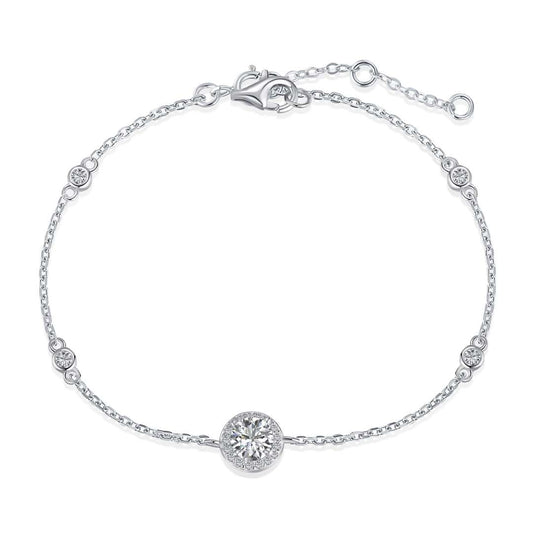 [Lumi Jewellery]Dazzling Round Cut Shape Bracelet