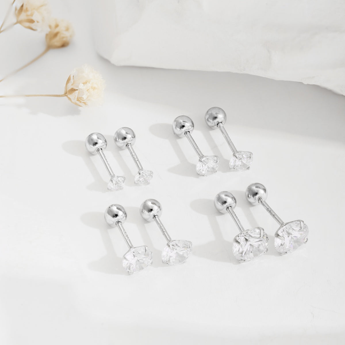 [Lumi Jewellery]Unique U-Shaped Ear Bone Earrings