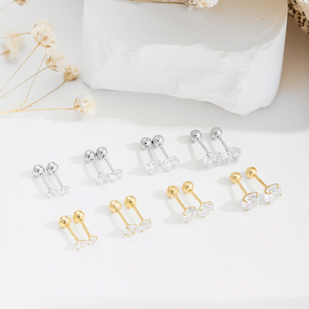 [Lumi Jewellery]Unique U-Shaped Ear Bone Earrings