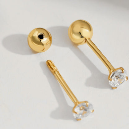[Lumi Jewellery]Unique U-Shaped Ear Bone Earrings