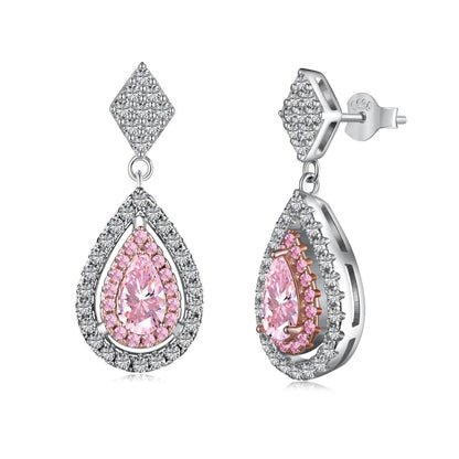 [Lumi Jewellery]Ornate Delicate Water Drop Shape Banquet Earrings