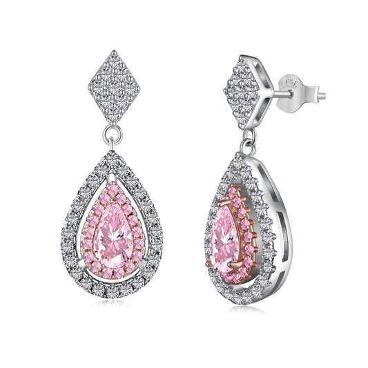[Lumi Jewellery]Ornate Delicate Water Drop Shape Banquet Earrings