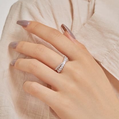 [Lumi Jewellery]Unique Colorful Marquise Cut Daily Ring
