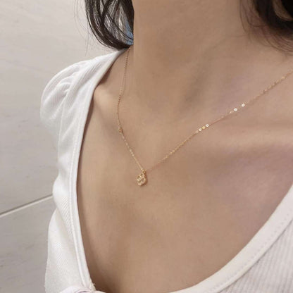 [Lumi Jewellery]Delicate Flower Shape Necklace