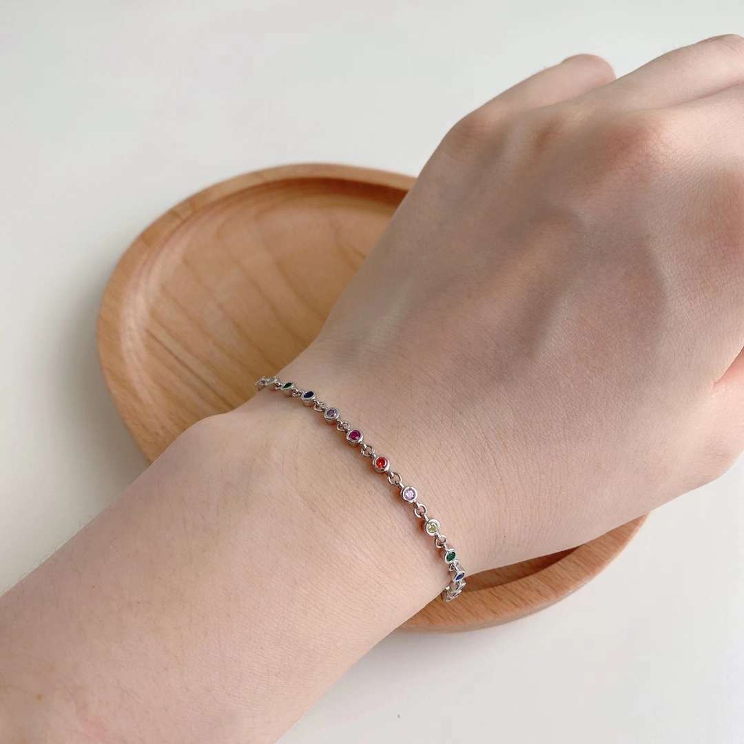 [Lumi Jewellery]Colorful Bead Array Bracelet