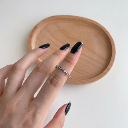 [Lumi Jewellery]Unique Trapezoid Cut Daily Ring