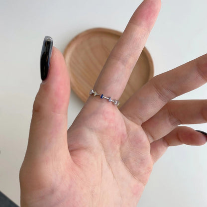[Lumi Jewellery]Unique Trapezoid Cut Daily Ring