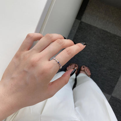 [Lumi Jewellery]Unique Trapezoid Cut Daily Ring