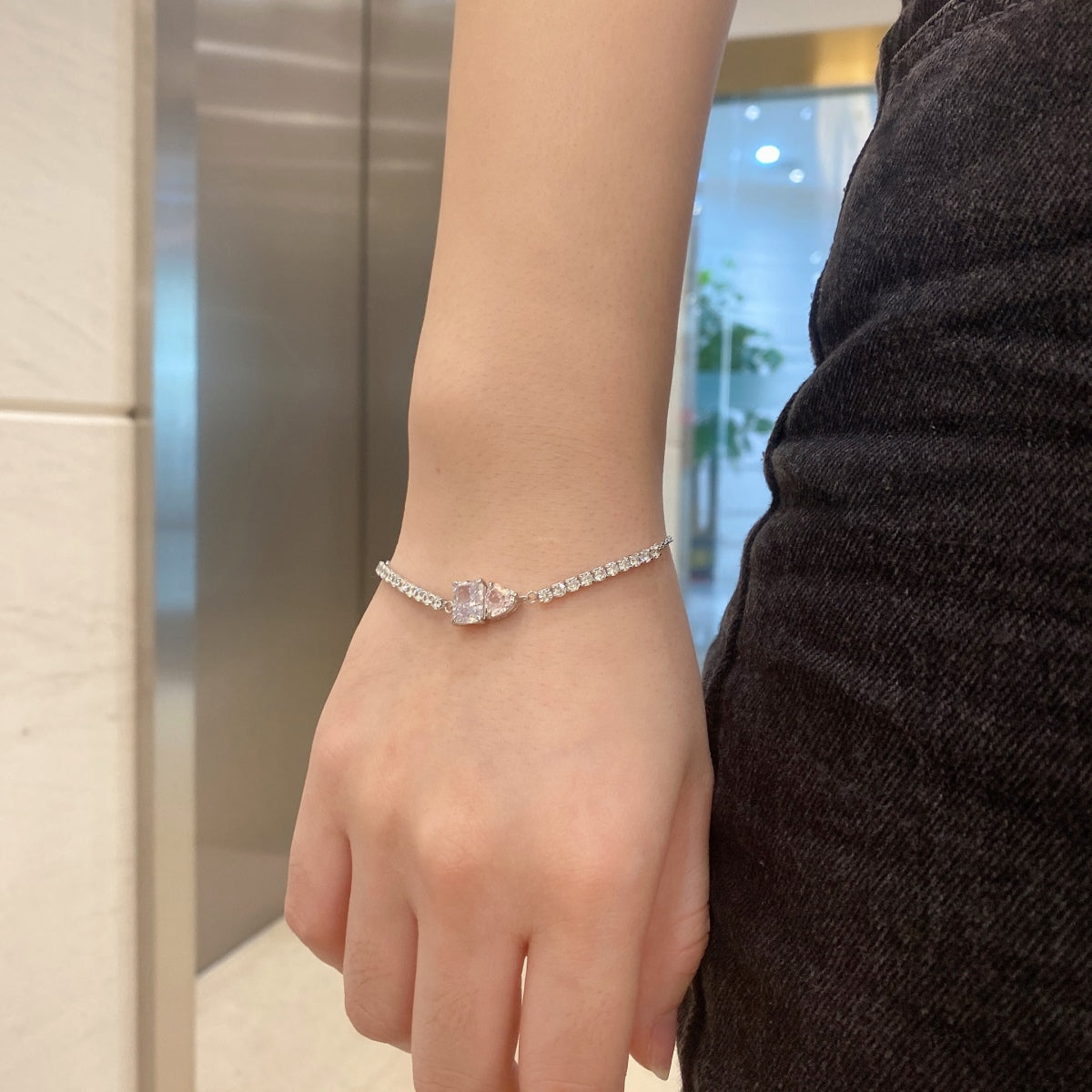 [Lumi Jewellery]Dazzling Unique Multi Shape Lover Bracelet