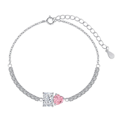 [Lumi Jewellery]Dazzling Unique Multi Shape Lover Bracelet