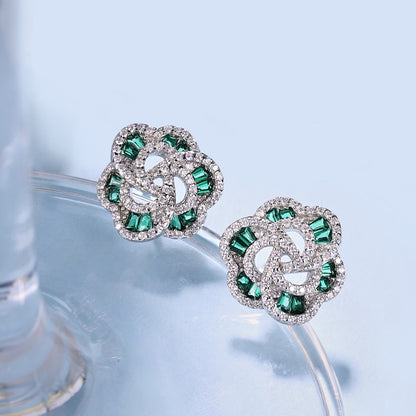 [Lumi Jewellery]Exquisite Flower Shape Daily Earrings