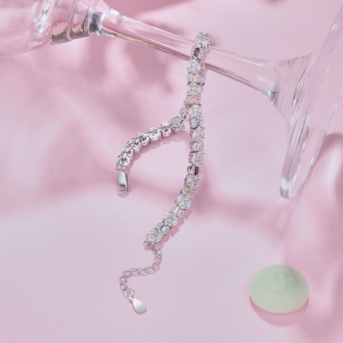 [Lumi Jewellery]Dazzling Radiant Multi Cut Daily Bracelet