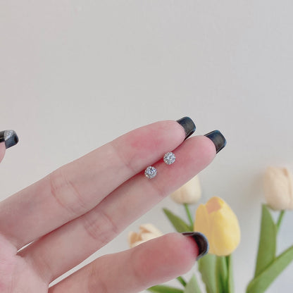 [Lumi Jewellery]Sparkling Colorful Round Shape Earrings