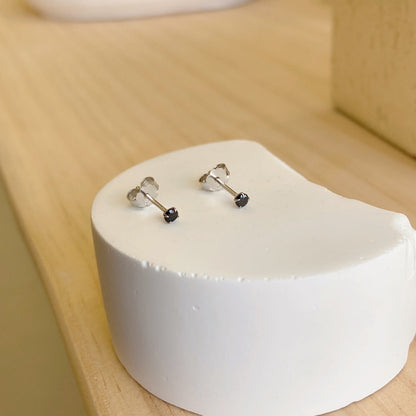 [Lumi Jewellery]Delicate Solitaire Earrings