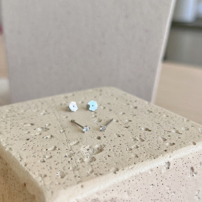 [Lumi Jewellery]Delicate Solitaire Earrings
