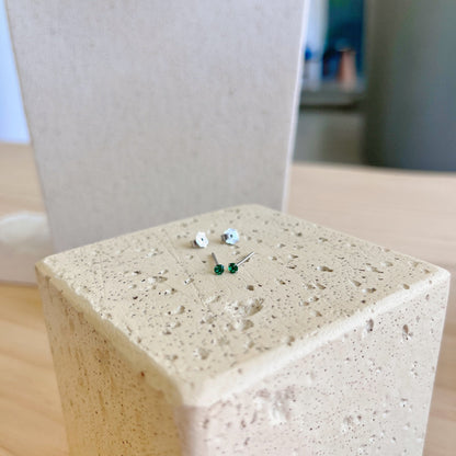 [Lumi Jewellery]Delicate Solitaire Earrings